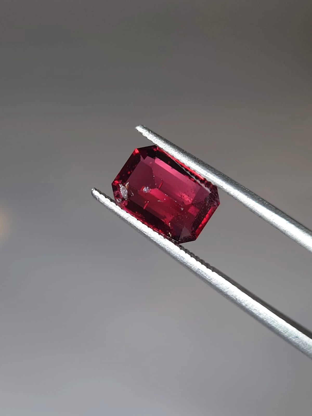 3ct Natural Malaya Garnet from Tanzania — view 4